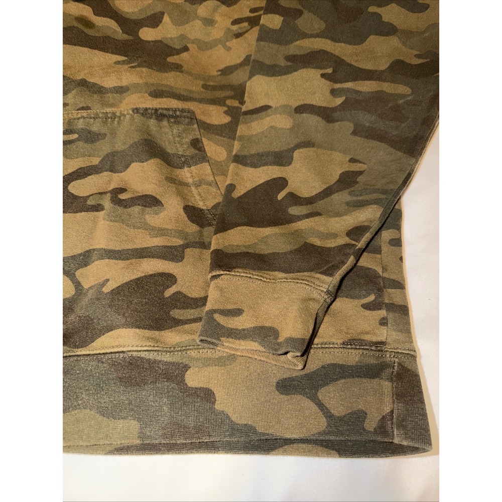 Independent Trading Company Mens Camo Hoodie Pullover Sweatshirt "S" Logo - Picture 4 of 15